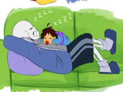 Undertale- Baby Frisk Sketchdump (Comic Dub)