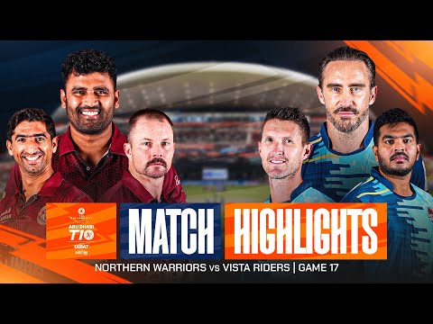 2025 Abu Dhabi T10 I Match 17 Highlights: Northern Warriors vs Vista Riders | Season 9