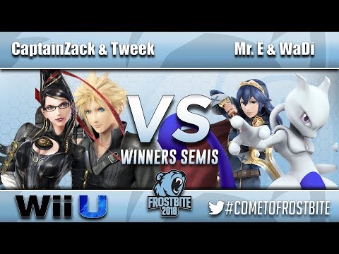 CaptainZack & Tweek vs. Mr.E & WaDi - Wii U Doubles Winner Semis - Frostbite 2018