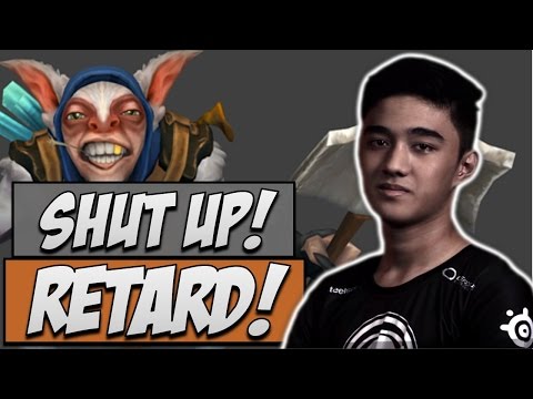 OnyX.Abed Meepo "SHUT UP RETARD!" | Dota 2 TI9