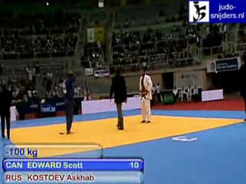 Judo 2009 Rio de Janeiro: Edward (CAN) - kostoev (RUS) [-100kg].