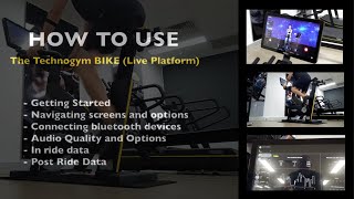 Technogym BIKE (Live Platform) - How To Use