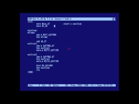 Amiga Hardware Programming 3 - Move that rasterline