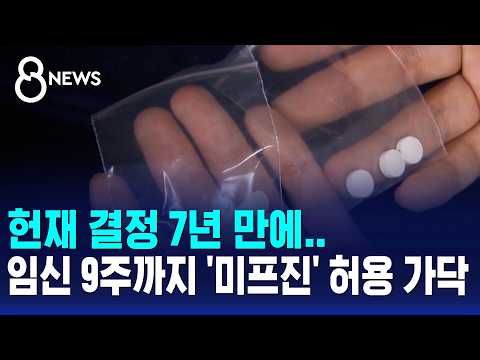 정부, 임신 중단 약 '미프진' 허용하기로 결정