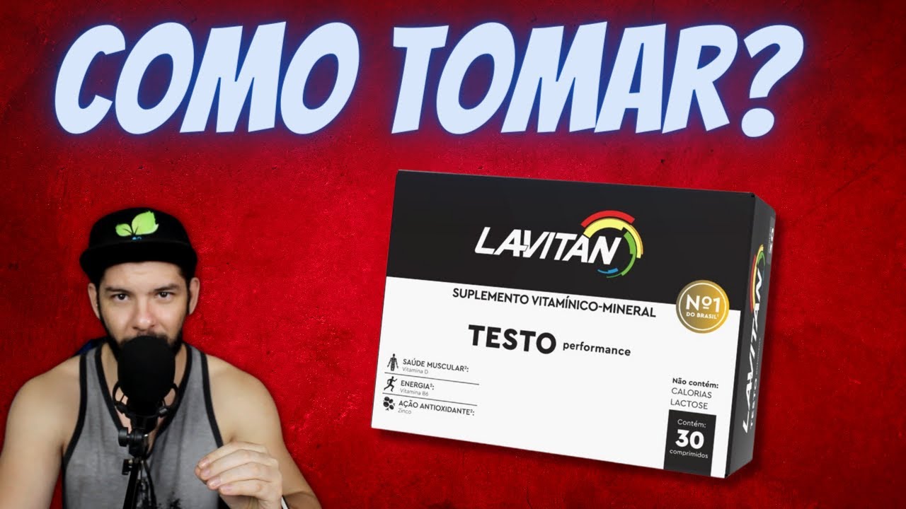 QUAL O MELHOR HORÁRIO PARA TOMAR LAVITAN TESTO