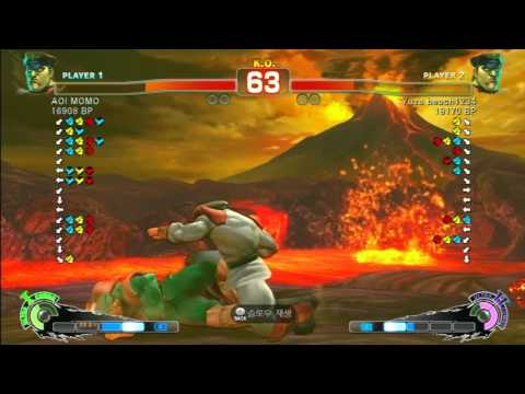 SSF4 Rank Match  AOI MOMO (DI)  vs  Yuza beach1234 (DI)