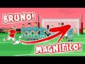 💥BRUNO! MAGNIFICO!💥 Fernandes Free-Kick vs Liverpool (442oons Parody)
