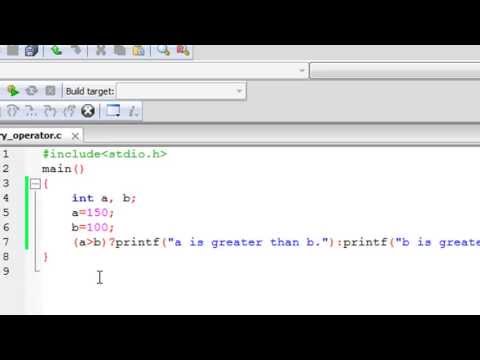 C Programming Tutorial - 33: Ternary Operator