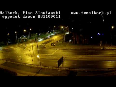 Nocna bójka pod malborskim magistratem.