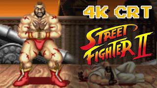 Street Fighter II - Zangief (Arcade / 1991) 4K CRT