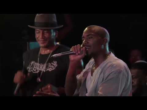 Nas with A Tribe Called Quest on Stage (RIP Phife Dawg)