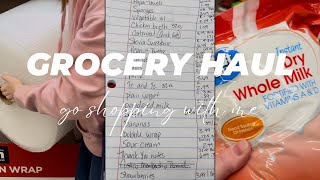 The First Grocery Haul Of 2024! | Restocking The Staples | Shop With Me