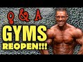Q & A || How to Train With Gyms Reopening!!!