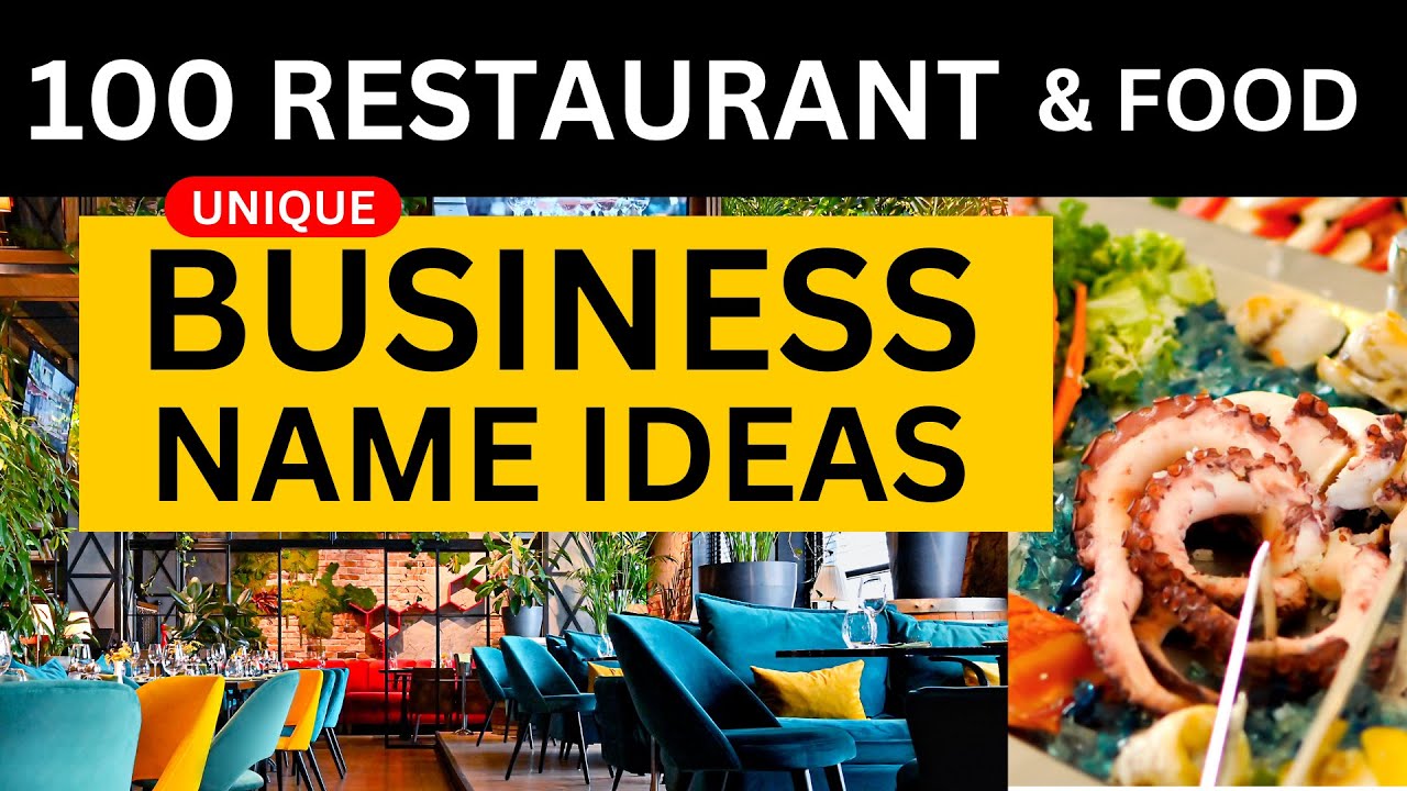 100 Unique Restaurant & Food Business Name Ideas for 2026