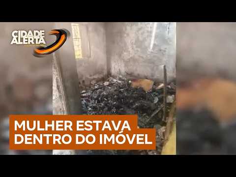 Homem é preso após atear fogo à própria casa com companheira dentro em GO | Cidade Alerta DF