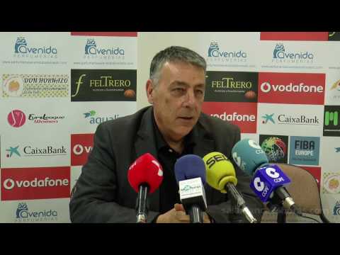 Rueda de prensa tras el Perfumerías Avenida - Araski