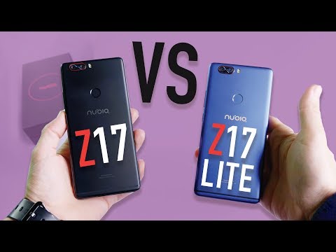 ZTE Nubia Z17 VS Z17 Lite