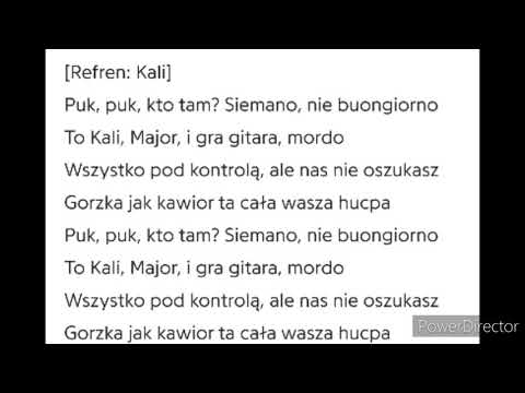 Kali x Major - Puk Puk! (TEKST)