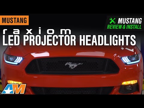 2015-2017 Mustang Raxiom LED Projector Headlights Review & Install