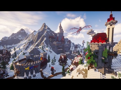 Building an EPIC Minecraft Kingdom with my Subscribers [Download]