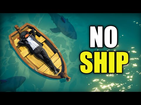 Can you beat Sea of Thieves with no ship?