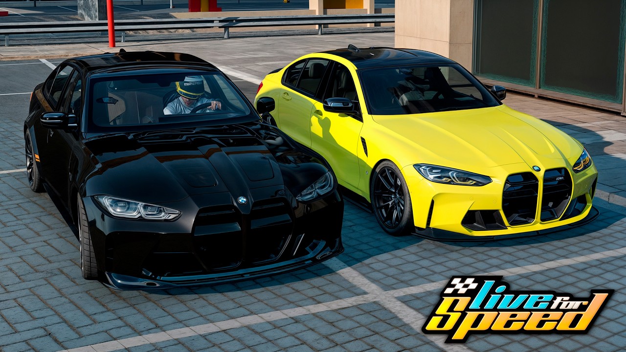 Drift na cidade com duas BMW M3 - Live For Speed
