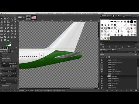 How to make a livery using GIMP