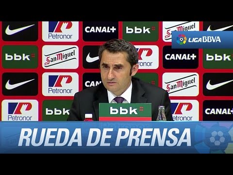 Valverde: "Queremos que el Málaga note nuestra presión"