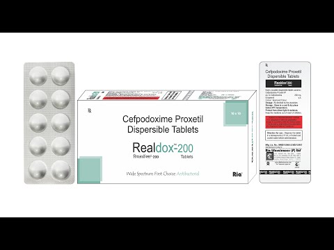 Cefpodoxime 200mg tab, packaging type: aluminum, prescriptio...