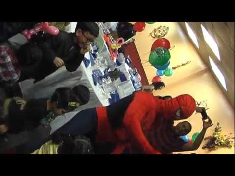 Kushal's 3rd Birthday with spiderman