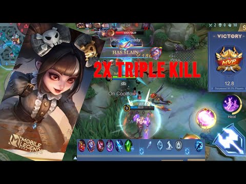 2X TRIPLE KILL!!! ZERO DEATH LYLIA GAMEPLAY || BEST LYLIA BUILD 2023