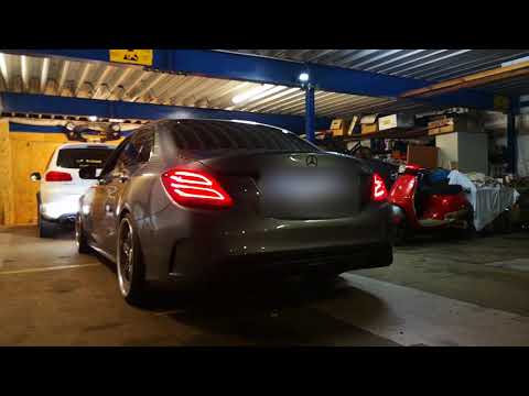 KRANKER V8 Active Sound! RSE Upgrade am W205 C-Klasse Mercedes Benz