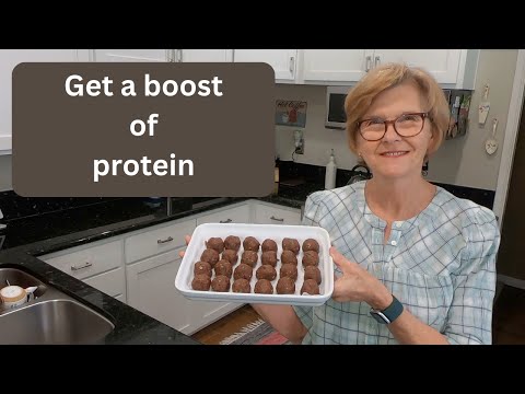Protein Bites * Chocolate Peanut Butter * Made with Black Beans * Easy * Vegetarian Snack Recipe