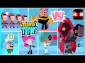 Teeny Titans The HIVE Five Team VS The Hooded Hood IOS Android Gameplay Video