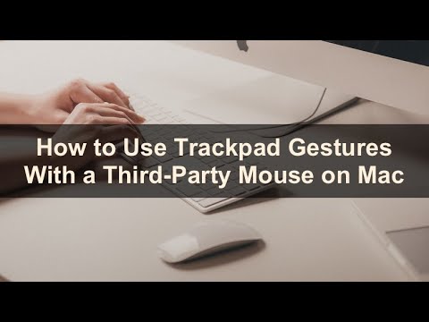 Part of a video titled How to Use Trackpad Gestures With a Third-Party Mouse on Mac?
