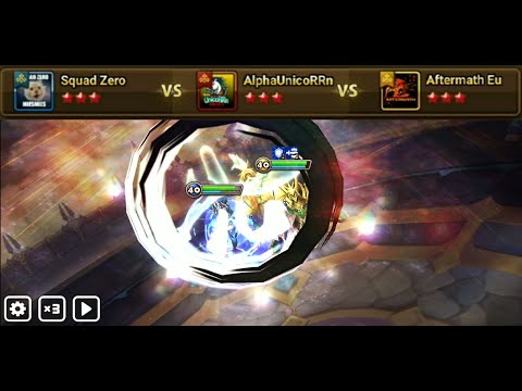 G3 SIEGE (EU S4): Squad Zero vs AlphaUnicoRRn vs Aftermath Eu +Trans scroll opening (Summoners War)