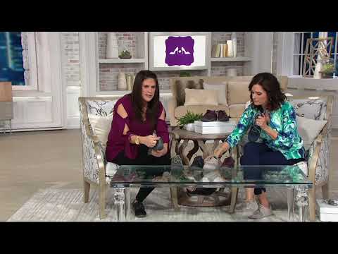 CLOUDSTEPPERS by Clarks Lace-up Sneakers - Sillian Emma on QVC