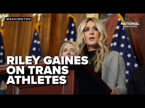 Riley Gaines spreekt voorafgaand aan Supreme Court-zaken over transgender atleten
