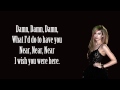 wish you were here - avril lavigne 