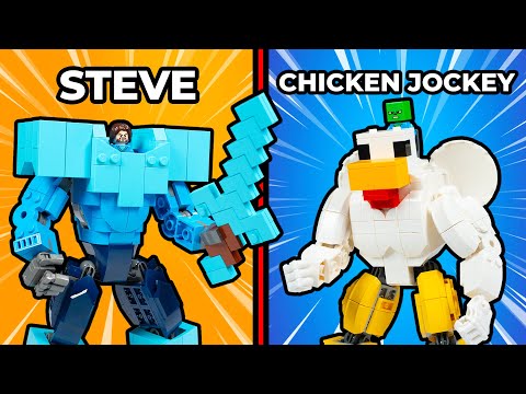 I Built LEGO Minecraft Movie Mechs