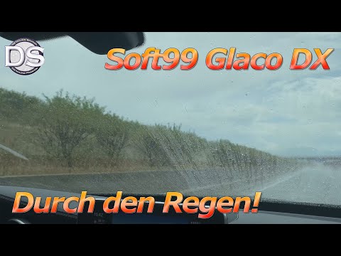 Definitely! Windshield cleaner thanks to glass sealant and rain! First Glaco DX rain ride!