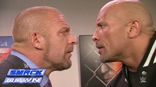 The Rock and Triple H take an aggressive stroll down memory lane: SmackDown, Oct. 10, 2014