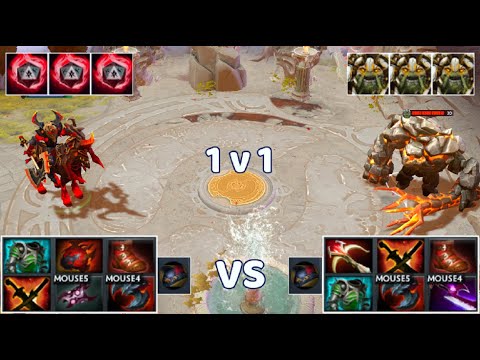 Chaos Knight vs Tiny | Classic build 1V1 who wins??
