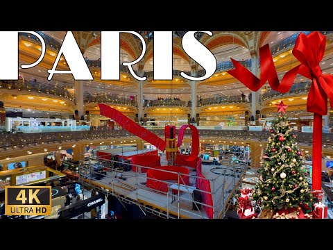 [🇫🇷Paris France 4K 120FPS Walking Tour] 2025 Paris Christmas Preview 04/November/2025