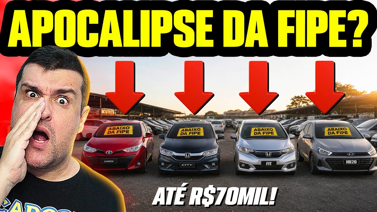 INACREDITÁVEL? SÓ ANÚNCIO REAL! CARROS ATÉ R$70MIL ABAIXO da FIPE:  BARATOS DE MANTER e CONFIÁVEIS!