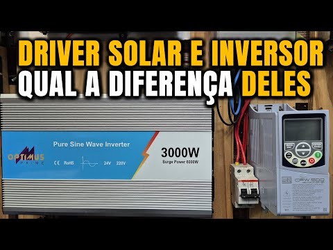 Qual a Diferênça de 1 Driver SOLAR para 1 Inversor Solar OffGrid?