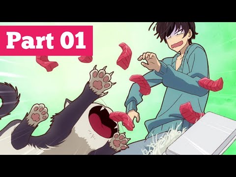 My Roomate is a Cat in Hindi Dubbed Part 1 || Anime in Hindi
