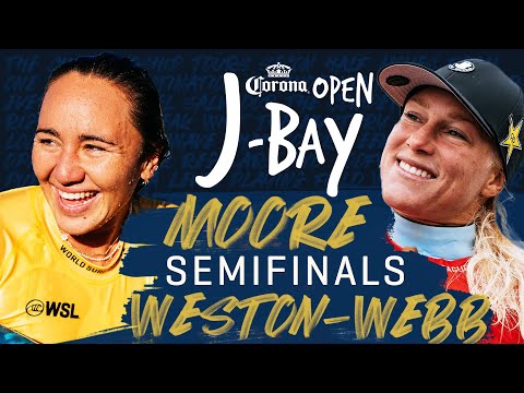 Carissa Moore vs Tatiana Weston-Webb | Corona Open J-Bay - Semifinals Heat Replay