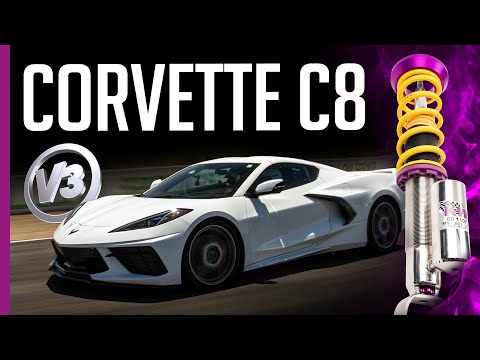 Chevrolet C8 Corvette Stingray coilover kit / KW Variante 3 für neue Corvette C8