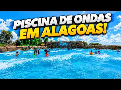 ESSA É A PRIMEIRA PISCINA DE ONDAS DE ALAGOAS! | CONHEÇA O FALCÃO AQUA PARK EM LIMOEIRO DE ANADIA!